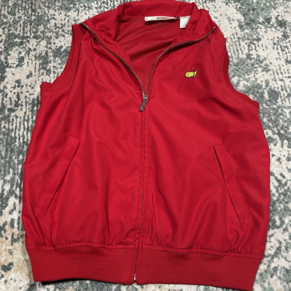 Magnolia Lane Augusta National Masters Tournament Full-Zip Golf Vest Womens S